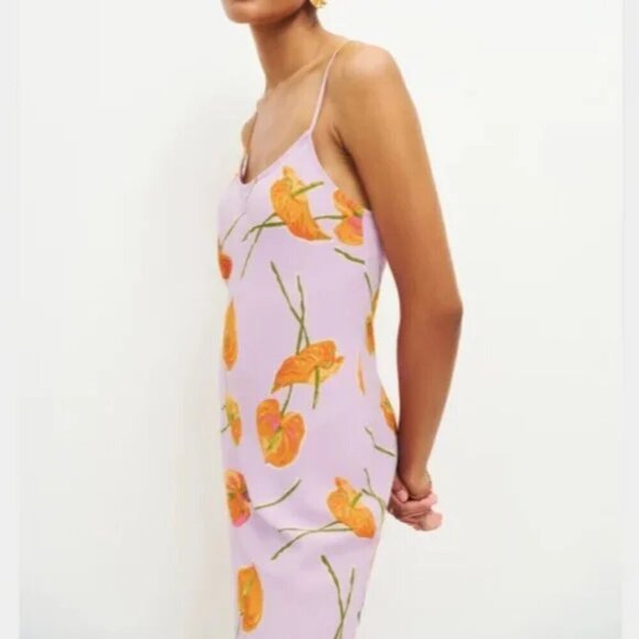 Reformation Emerick Dress in Luciana size XS NWT - Picture 4 of 12